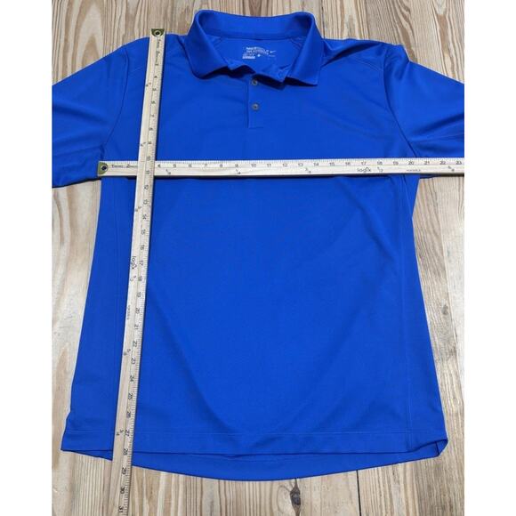 Nike Shirt Men's L Blue Dri-Fit Tour Performance Golf Polo Golfer 818050-480 - Picture 4 of 6